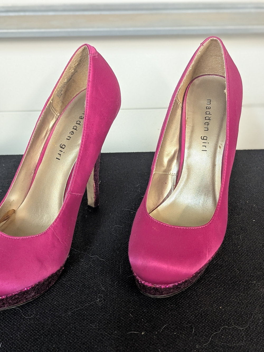 Madden Girl Hot Pink Platform Pump Heels